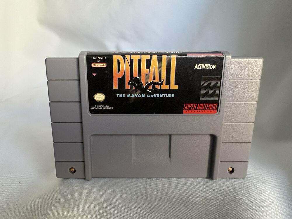 Pitfall: The Mayan Adventure (Super Nintendo SNES) Authentic & Tested